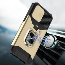 For iPhone 15 Case Multi-Use Magnetic RingStand Lens Cover + 2 Tempered Glass