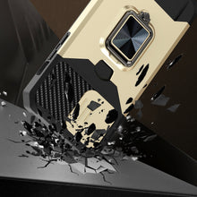 For iPhone 15 Case Multi-Use Magnetic RingStand Lens Cover + 2 Tempered Glass