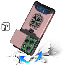 For Moto G Power 2025 Case Multi-Use Magnetic Ring Stand Cover + Tempered Glass