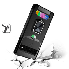 For Google Pixel 7 PRO (Triple Camera) Case Multi-Use Card Magnetic Ring Stand