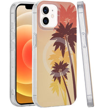 For iPhone 12/12 Pro Case Dual Layer TPU Design Magnetic Circle + Tempered Glass
