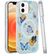 For iPhone 12/12 Pro Case Dual Layer TPU Design Magnetic Circle + Tempered Glass
