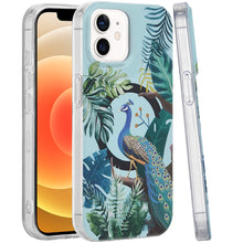 For iPhone 12/12 Pro Case Dual Layer TPU Design Magnetic Circle + Tempered Glass