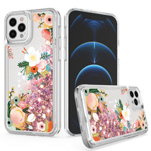For iPhone 14 PRO Case Design Water Quicksand Motion Glitter Fashion Phone Cover