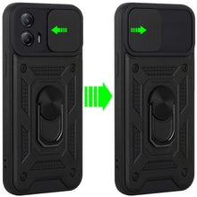 For Moto G 5G 2023 Case Camera Lens Cover Magnetic Ring Stand Hybrid Phone Cover