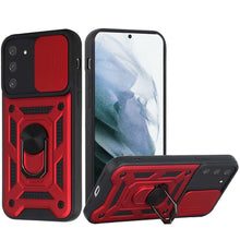 For Samsung S21 6.3" Case Camera Lens Cover Magnetic Ring Stand Hybrid Cover