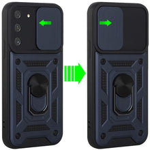 For Samsung Galaxy S22 Ultra ELITE Camera Push Magnetic Ring Stand Hybrid Case