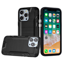 For iPhone 15 PLUS Case Exclusive Tough Metallic Hybrid Cover + 2 Tempered Glass