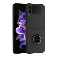 For Samsung Galaxy Z Flip 6 Case Rubberized Matte Magnetic Ring Stand Hybrid