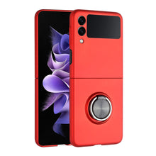 For Samsung Galaxy Z Flip 6 Case Rubberized Matte Magnetic Ring Stand Hybrid
