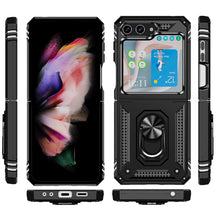 For Samsung Galaxy Z Flip 6 Case Ring Magnetic Kickstand Protective Phone Cover