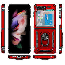 For Samsung Galaxy Z Flip 6 Case Ring Magnetic Kickstand Protective Phone Cover