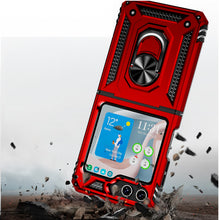 For Samsung Galaxy Z Flip 6 Case Ring Magnetic Kickstand Protective Phone Cover