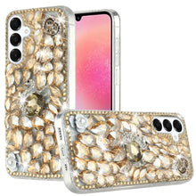 For Samsung A26 5G Case Full Bling Rhinestones Phone Cover + Tempered Glass