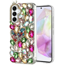 For Samsung A36 Case Full Bling with 3D Rhinestones Phone Cover + Tempered Glass