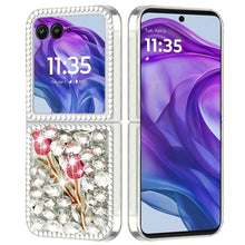 For Motorola Razr+ Plus 2024 Case Full Bling Diamond Rhinestone Phone Cover