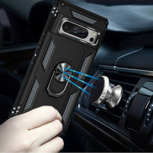 For Google Pixel 10 Pro XL Case Ringstand Holster Clip Combo + Tempered Glass