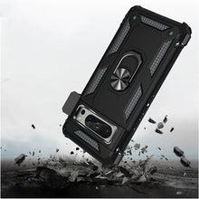 For Google Pixel 10 Pro XL Case Ringstand Holster Clip Combo + Tempered Glass