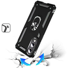 For Samsung S25 Edge Case Magnetic Ring Stand Holster Clip Combo +Tempered Glass