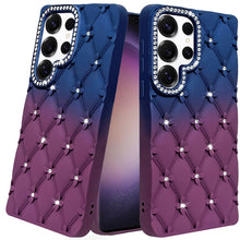 For Samsung S23 Ultra Case Bling Diamond Pattern Thick Rubber Phone Cover