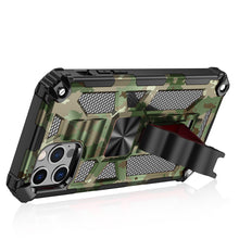 For iPhone 14 PRO Case Printed Design Magnetic Kickstand Shockproof Phone Cover