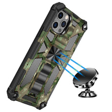 For iPhone 14 PRO Case Printed Design Magnetic Kickstand Shockproof Phone Cover