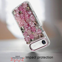 For iPhone Air Case Full Roses Arrangement 3D Bling Phone Cover + Tempered Glass