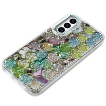 For Samsung S25 FE Case Roses Arrangement 3D Bling Phone Cover + Tempered Glass
