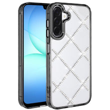 For Samsung A17 5G Case Crystal Gem Bling Diamond Pattern Cover + Tempered Glass