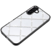 For Samsung A17 5G Case Crystal Gem Bling Diamond Pattern Cover + Tempered Glass