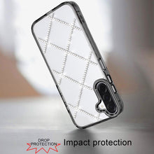 For Samsung A17 5G Case Crystal Gem Bling Diamond Pattern Cover + Tempered Glass