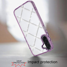 For Samsung A17 5G Case Crystal Gem Bling Diamond Pattern Cover + Tempered Glass