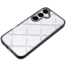 For Samsung S25 FE Case Crystal Gem Bling Diamond Pattern Cover + Tempered Glass