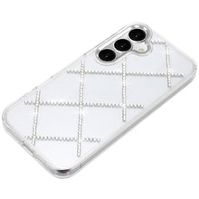 For Samsung S26 6.3" Case Gem Bling Diamond Pattern Cover + Tempered Glass