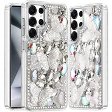 Samsung Galaxy S24 Ultra Case Bling Diamond Large Butterflies Phone Cover