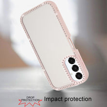 For Samsung A16 5G Case Gem Bling Front and Back Border Trim + Tempered Glass