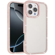 For iPhone 16 PRO MAX Case Bling Front and Back Border Trim + 2 Tempered Glass