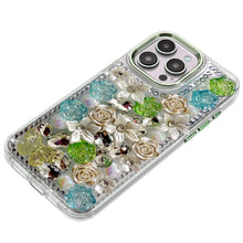 For iPhone 14 PRO MAX 6.7 in. Case Full Floral Arrangement 3D Bling Cute Cover