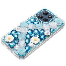 For Moto G 2025/2026/G Play 2026 Case 3D Bling Jewel Phone Cover +Tempered Glass