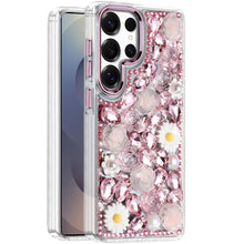 For Samsung S26 Ultra Case Full 3D Bling Rhinestone Jewel Cover + Tempered Glass
