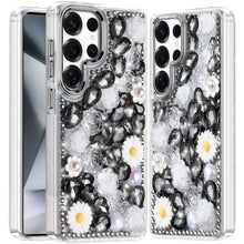Samsung Galaxy S24 Ultra Case Full 3D Bling Plastic Rhinestone Jewel Cover