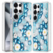 Samsung Galaxy S24 Ultra Case Full 3D Bling Plastic Rhinestone Jewel Cover