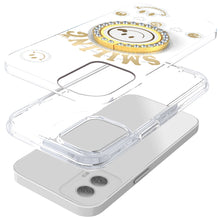 For Moto G Stylus 5G 2024 Case Diamond Studs Smiling Ringstand + Tempered Glass