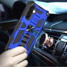 For Samsung A17 5G Case Shockproof Modern with Stand Metal Plate +Tempered Glass