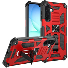 For Samsung A17 5G Case Shockproof Modern with Stand Metal Plate +Tempered Glass