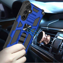 For Samsung S25 FE Case Shockproof Modern with Stand Metal Plate +Tempered Glass