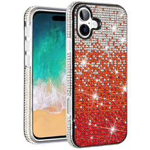 For iPhone 16 Plus 6.7in Case Party Full Bling Diamond Cover + Tempered Glass