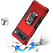 For Google Pixel 10 Pro XL Case Grip Design Magnetic Ring Stand + Tempered Glass