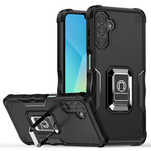 For Samsung A16 5G Case Grip Design Magnetic Ring Stand Cover + Tempered Glass