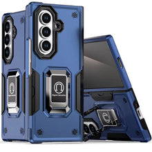 For Samsung Z Fold7 Case Grip Design Magnetic Ring Stand Cover + Tempered Glass